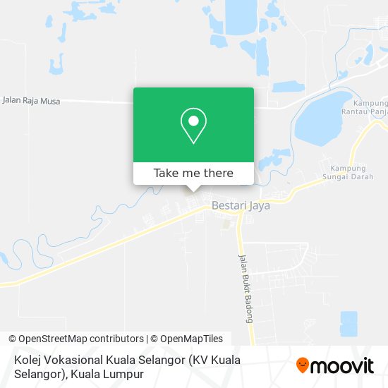 Kolej Vokasional Kuala Selangor (KV Kuala Selangor) map