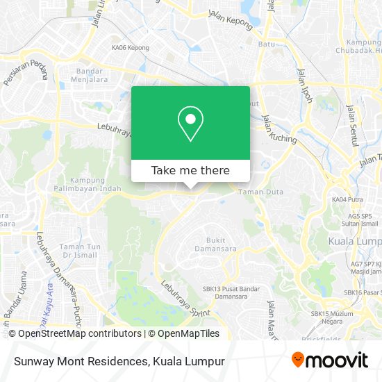 Sunway Mont Residences map