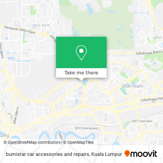 bumistar car accessories and repairs map