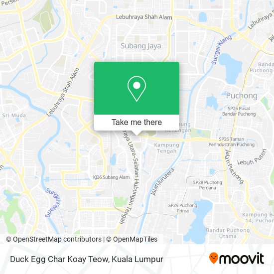 Duck Egg Char Koay Teow map