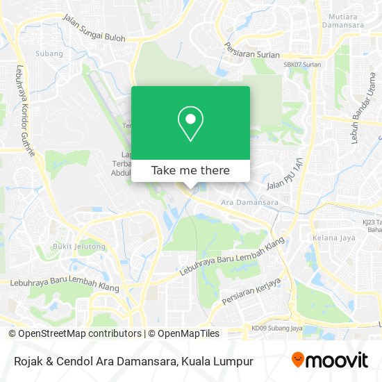 Peta Rojak & Cendol Ara Damansara