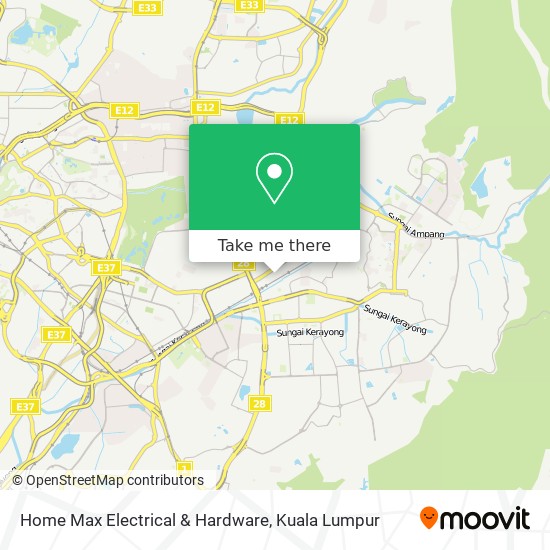 Home Max Electrical & Hardware map