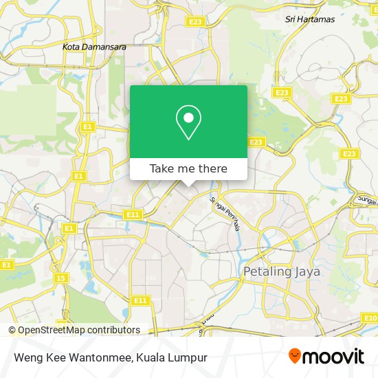 Weng Kee Wantonmee map