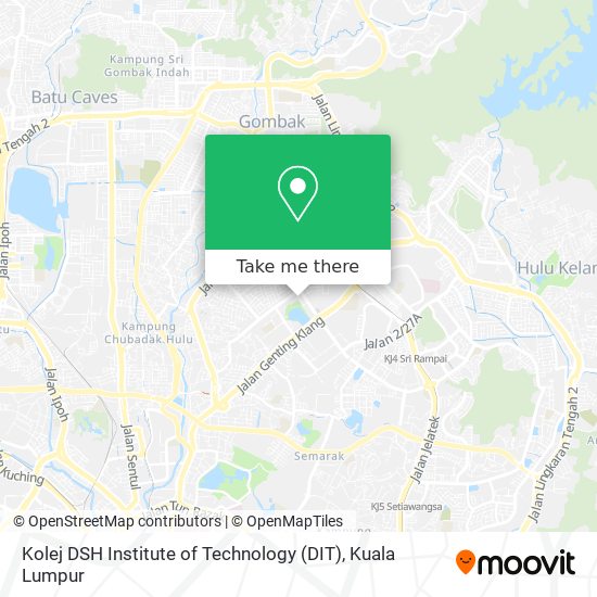 How To Get To Kolej Dsh Institute Of Technology Dit In Kuala Lumpur By Bus Or Mrt Lrt Moovit