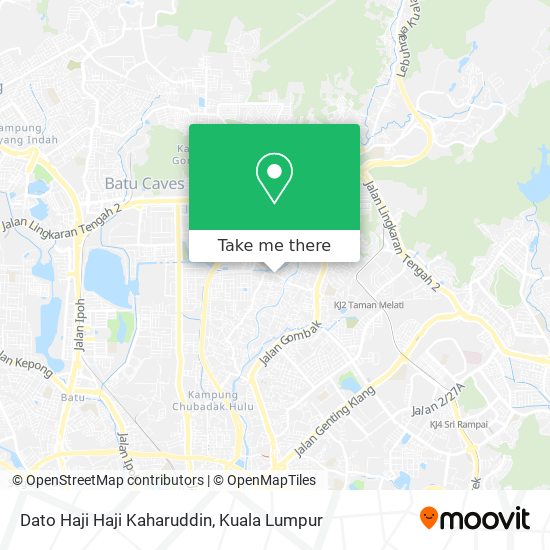 Dato Haji Haji Kaharuddin map