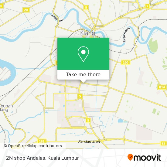 2N shop Andalas map