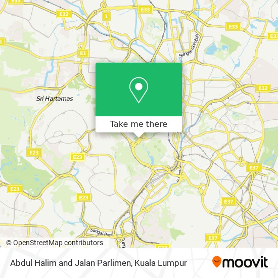 Peta Abdul Halim and Jalan Parlimen