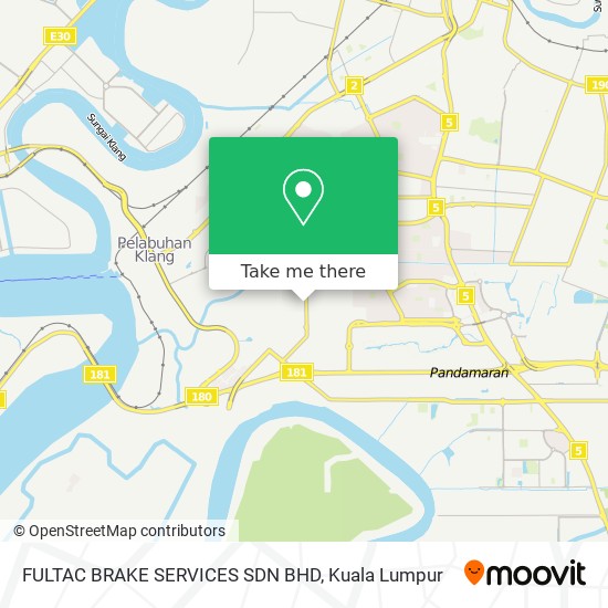 FULTAC BRAKE SERVICES SDN BHD map