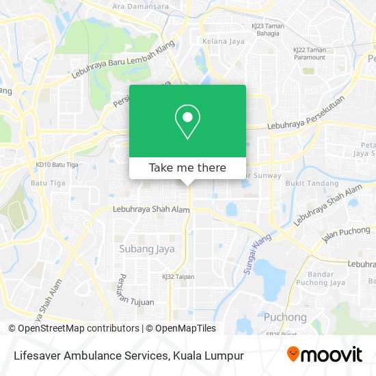 Lifesaver Ambulance Services map