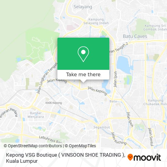Kepong VSG Boutique ( VINSOON SHOE TRADING ) map