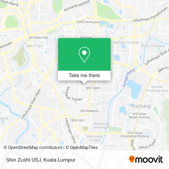 Shin Zushi USJ map