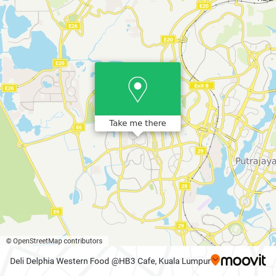 Deli Delphia Western Food @HB3 Cafe map