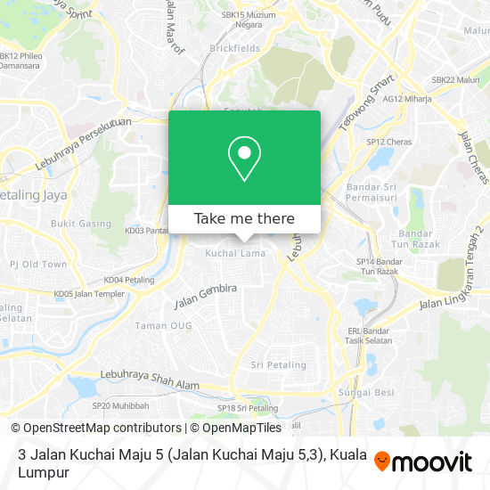 3 Jalan Kuchai Maju 5 (Jalan Kuchai Maju 5,3) map