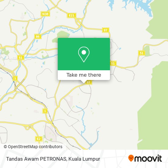 Tandas Awam PETRONAS map