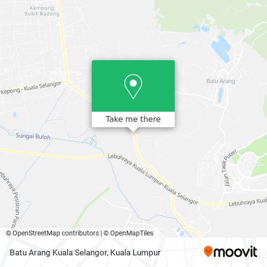 Batu Arang Kuala Selangor map