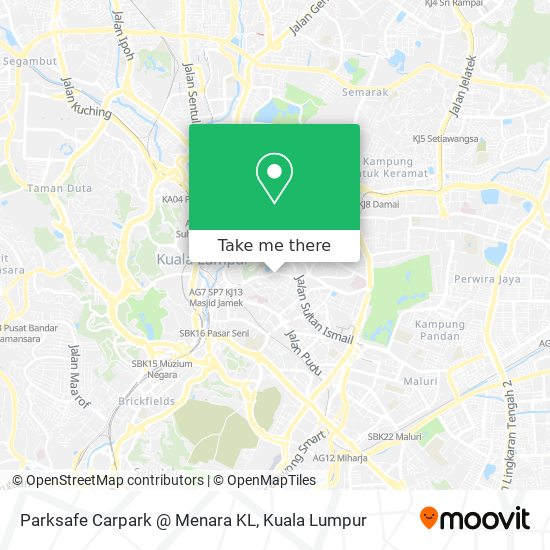 Parksafe Carpark @ Menara KL map