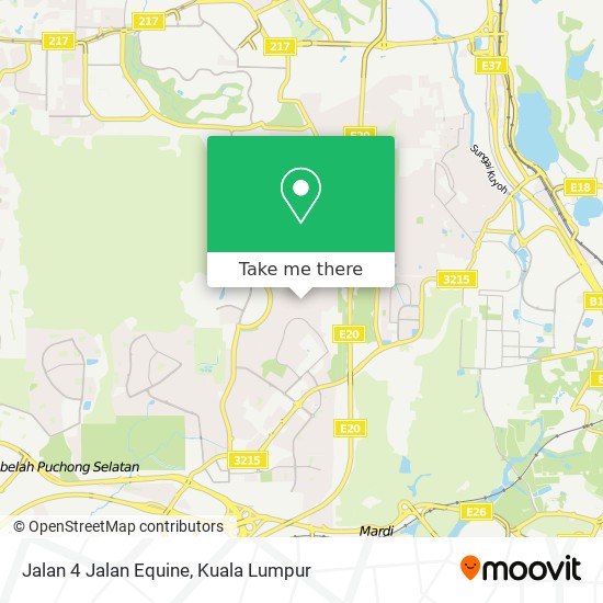 Jalan 4 Jalan Equine map