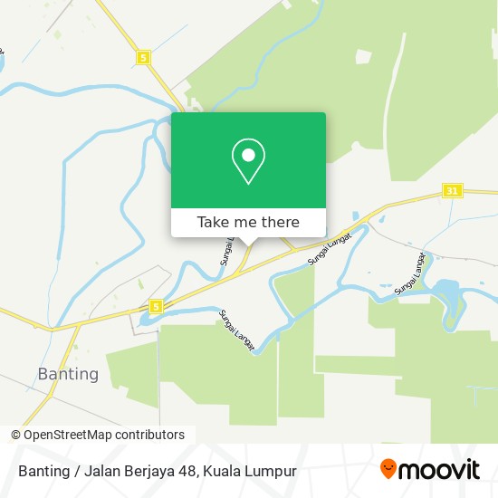 Banting / Jalan Berjaya 48 map