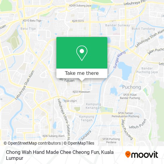 Chong Wah Hand Made Chee Cheong Fun map