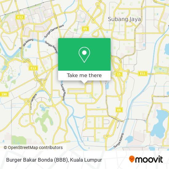 Peta Burger Bakar Bonda (BBB)