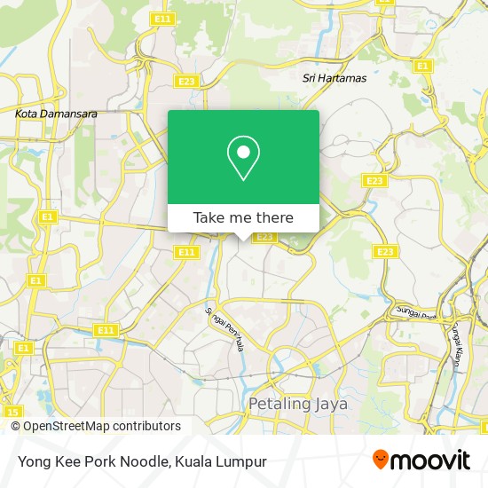 Yong Kee Pork Noodle map