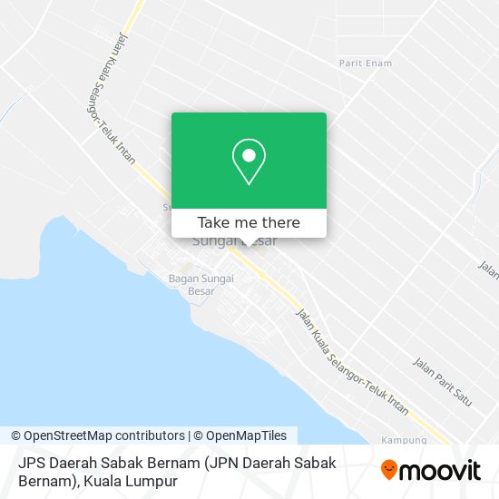 Peta JPS Daerah Sabak Bernam