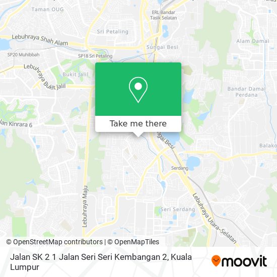 Jalan SK 2 1 Jalan Seri Seri Kembangan 2 map