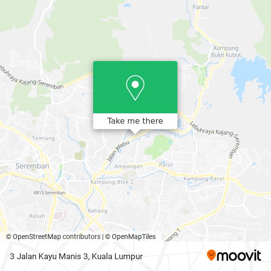 3 Jalan Kayu Manis 3 map