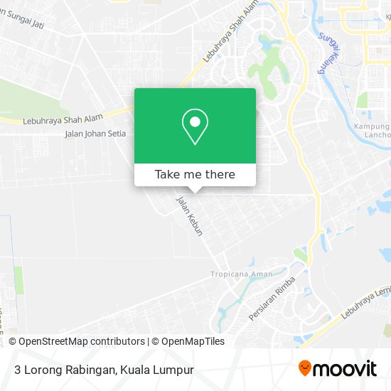 Peta 3 Lorong Rabingan