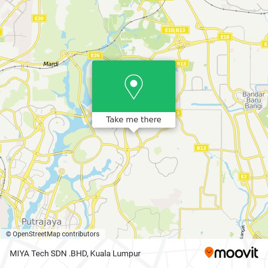 MIYA Tech SDN .BHD map