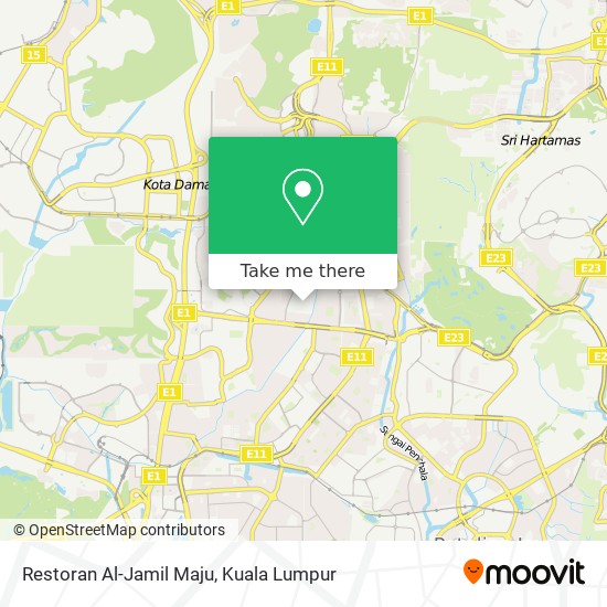 Restoran Al-Jamil Maju map