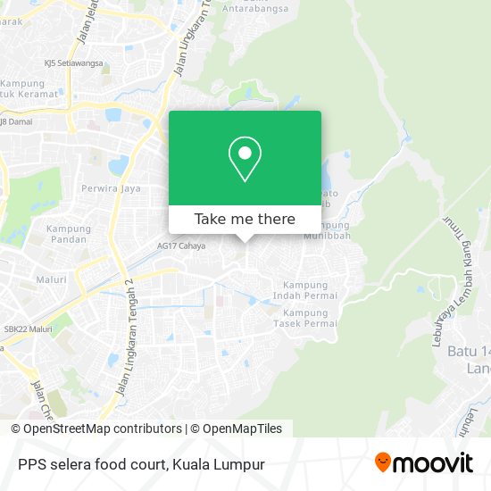 Peta PPS selera food court