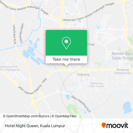 Hotel Night Queen map