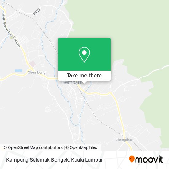 Kampung Selemak Bongek map