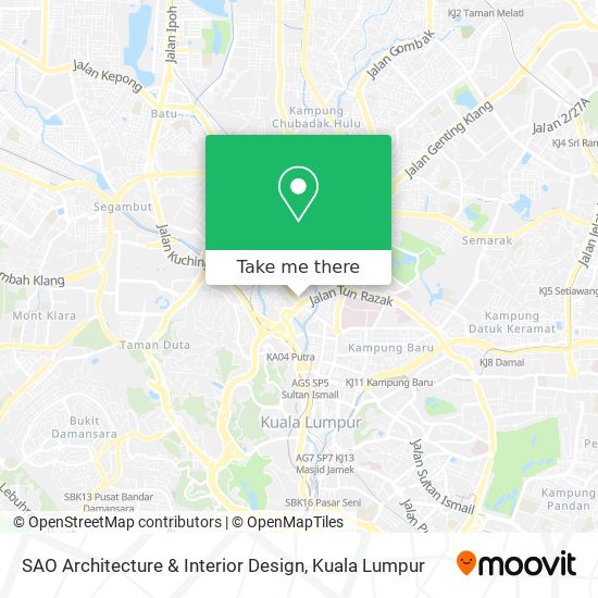 SAO Architecture & Interior Design map