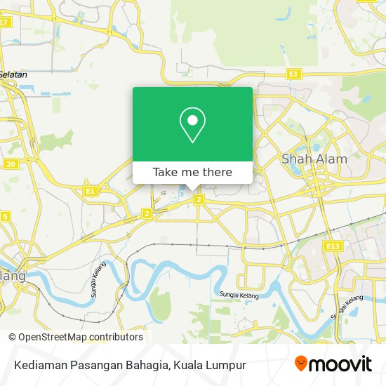 Kediaman Pasangan Bahagia map