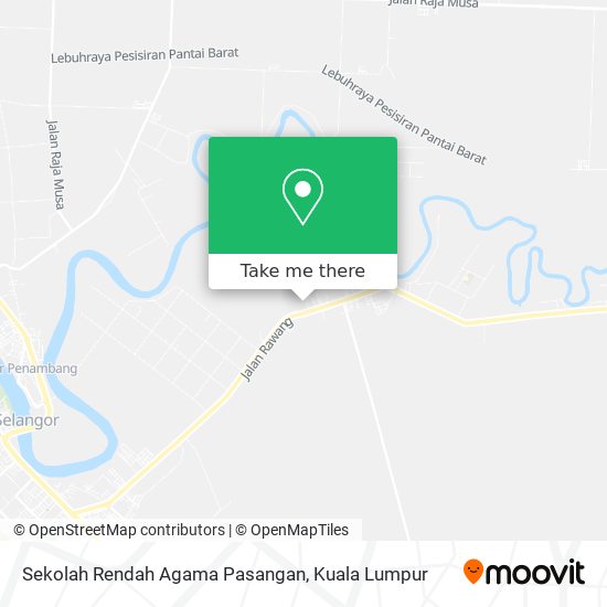 Peta Sekolah Rendah Agama Pasangan