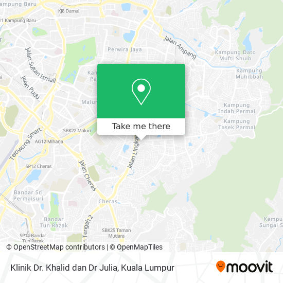 Klinik Dr. Khalid dan Dr Julia map