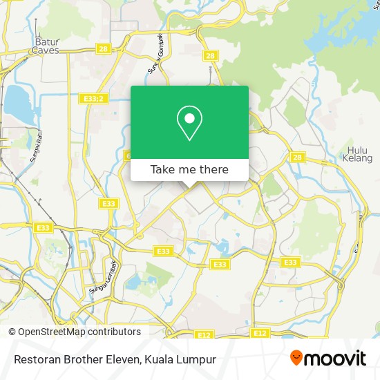 Restoran Brother Eleven map