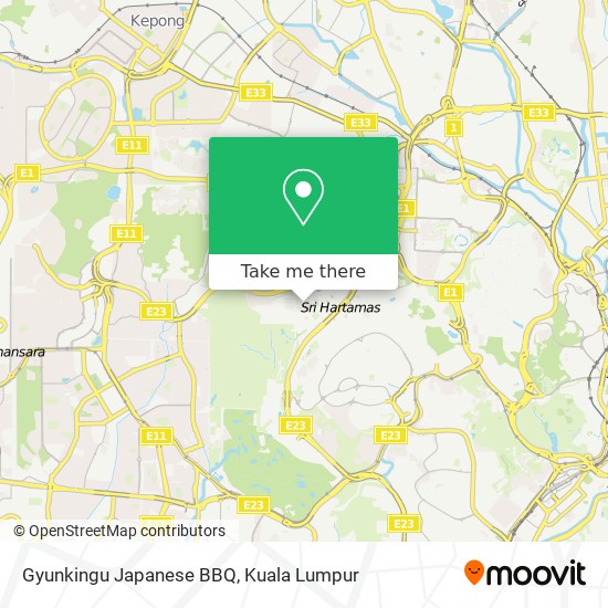 Gyunkingu Japanese BBQ map