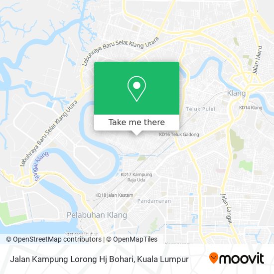 Jalan Kampung Lorong Hj Bohari map