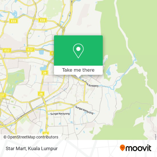 Star Mart map