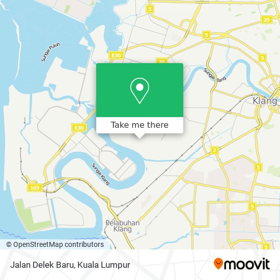 Jalan Delek Baru map