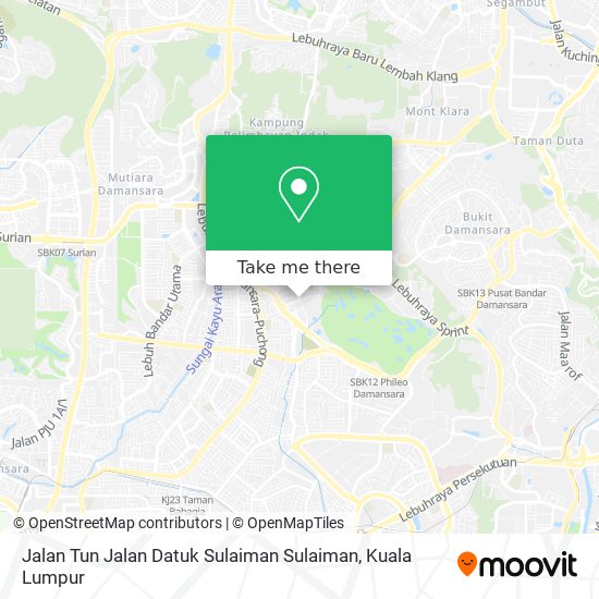 Peta Jalan Tun Jalan Datuk Sulaiman Sulaiman