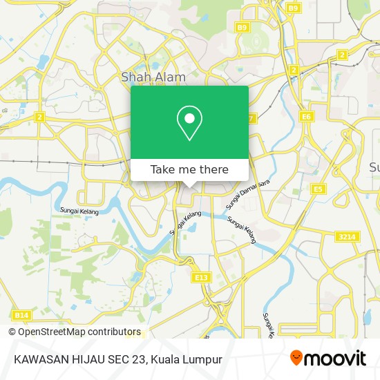 KAWASAN HIJAU SEC 23 map