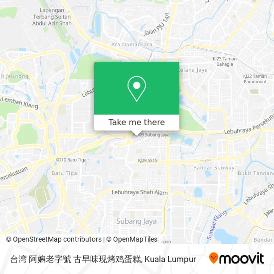 台湾 阿嫲老字號 古早味现烤鸡蛋糕 map