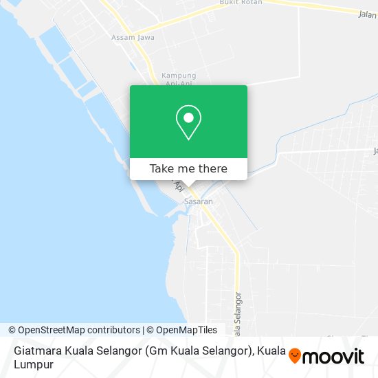 Giatmara Kuala Selangor (Gm Kuala Selangor) map