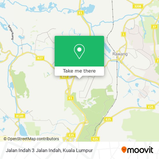 Jalan Indah 3 Jalan Indah map