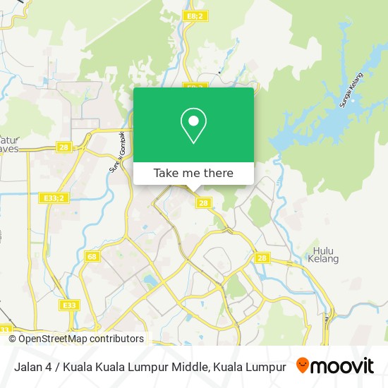 Peta Jalan 4 / Kuala Kuala Lumpur Middle