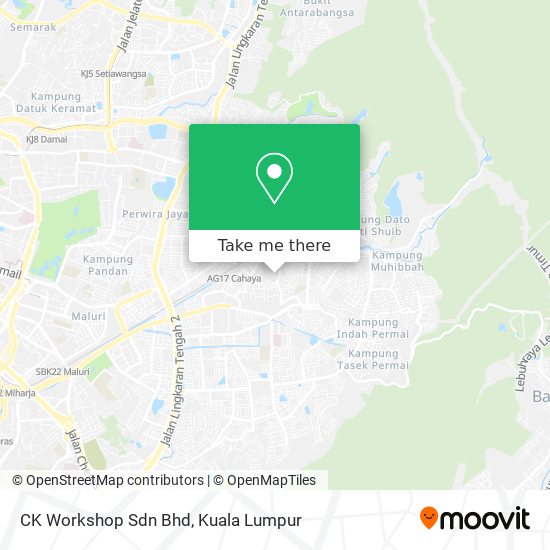 CK Workshop Sdn Bhd map